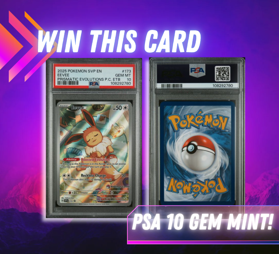 Win PSA 10 - MINT - 025 POKEMON SVP EN-SV BLACK STAR PROMO #173 EEVEE PRISMATIC EVOLUTIONS P.C. ETB